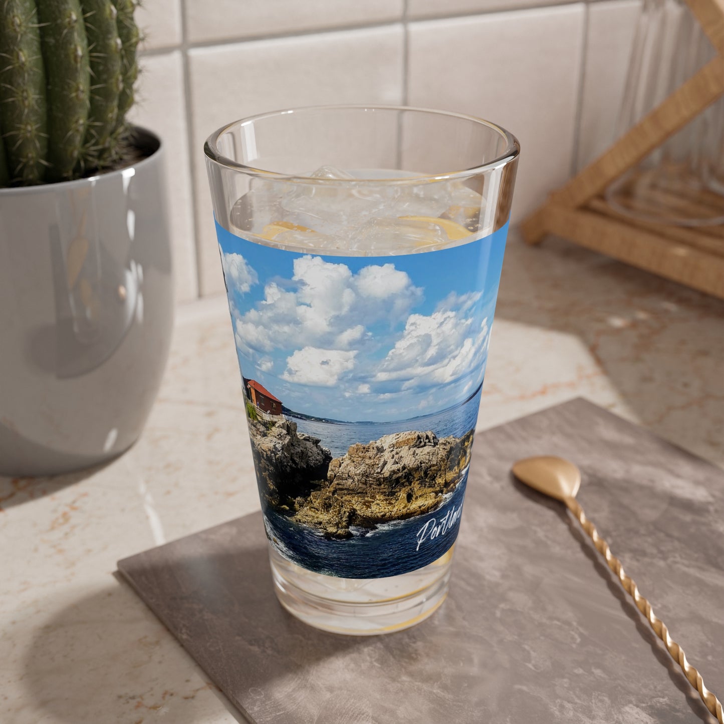 Portland Head Light, Maine - 16oz Pint Glass