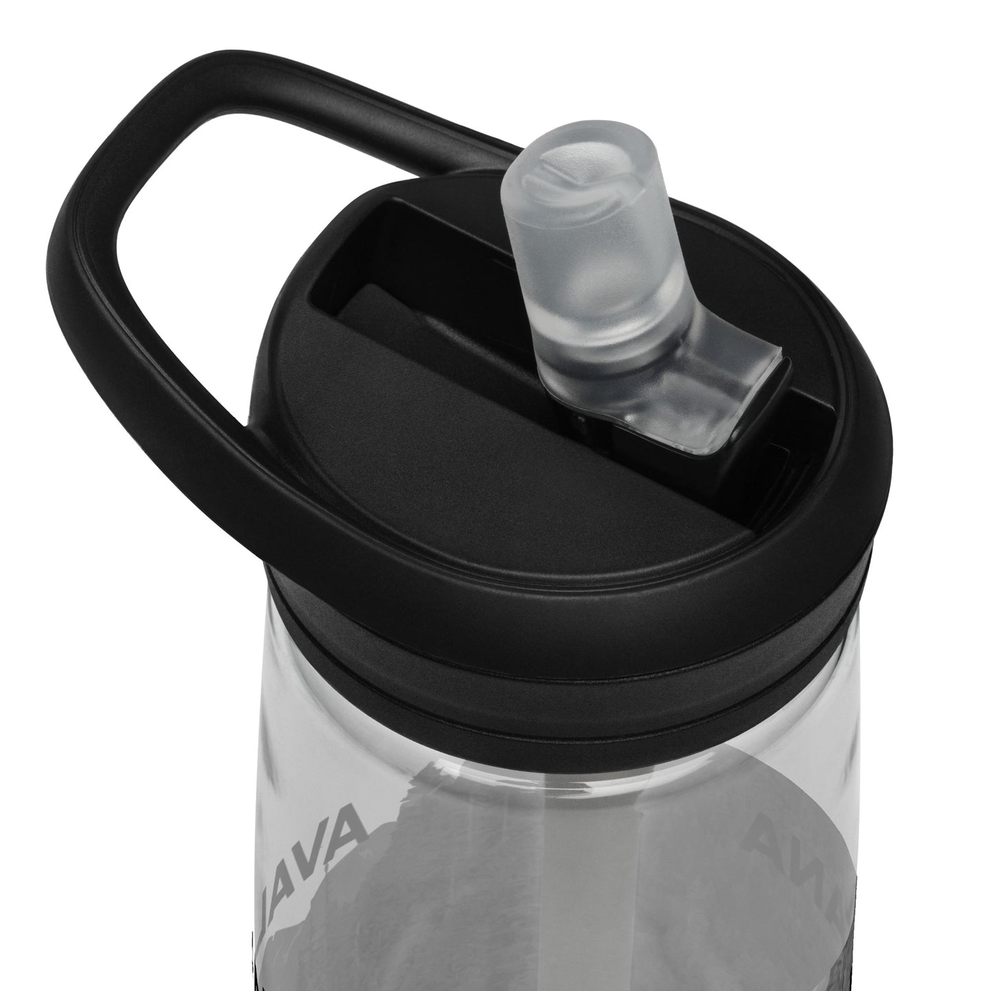 Top view of Avalanche Lake in Glacier National Park Montana Clear Gym Water Bottle from Park Attire