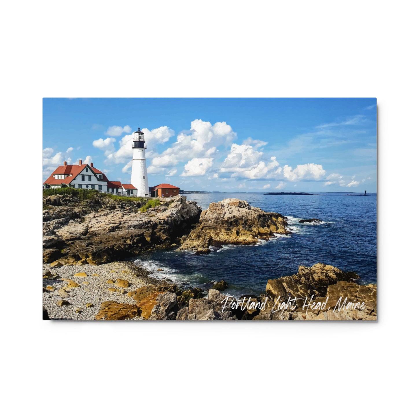 Portland Head Light, Maine - Metal Print