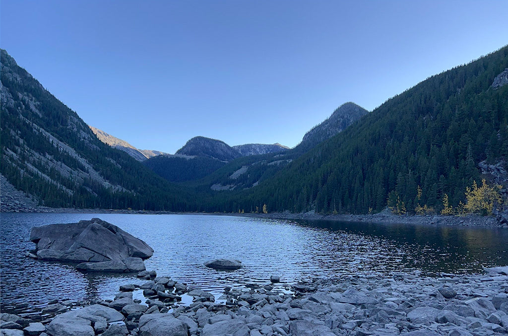 Lava Lake in Custer Gallatin National Forest Montana