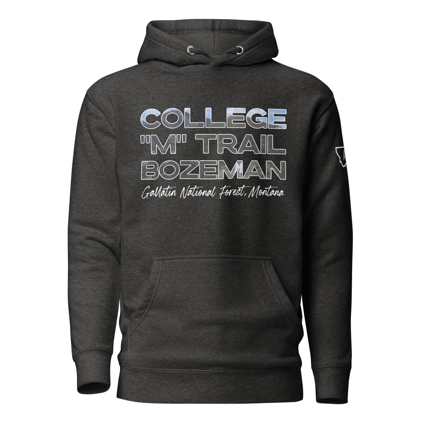 College "M" Trail - Bozeman, Montana - Unisex Hoodie