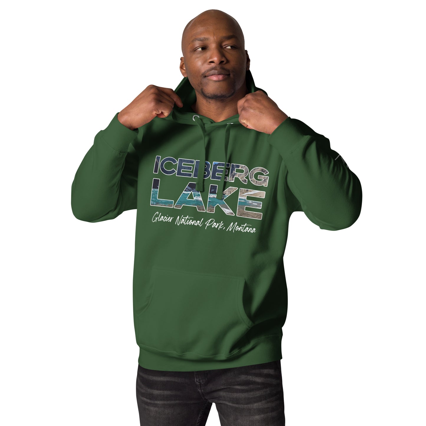 Iceberg Lake, Montana - Unisex Hoodie