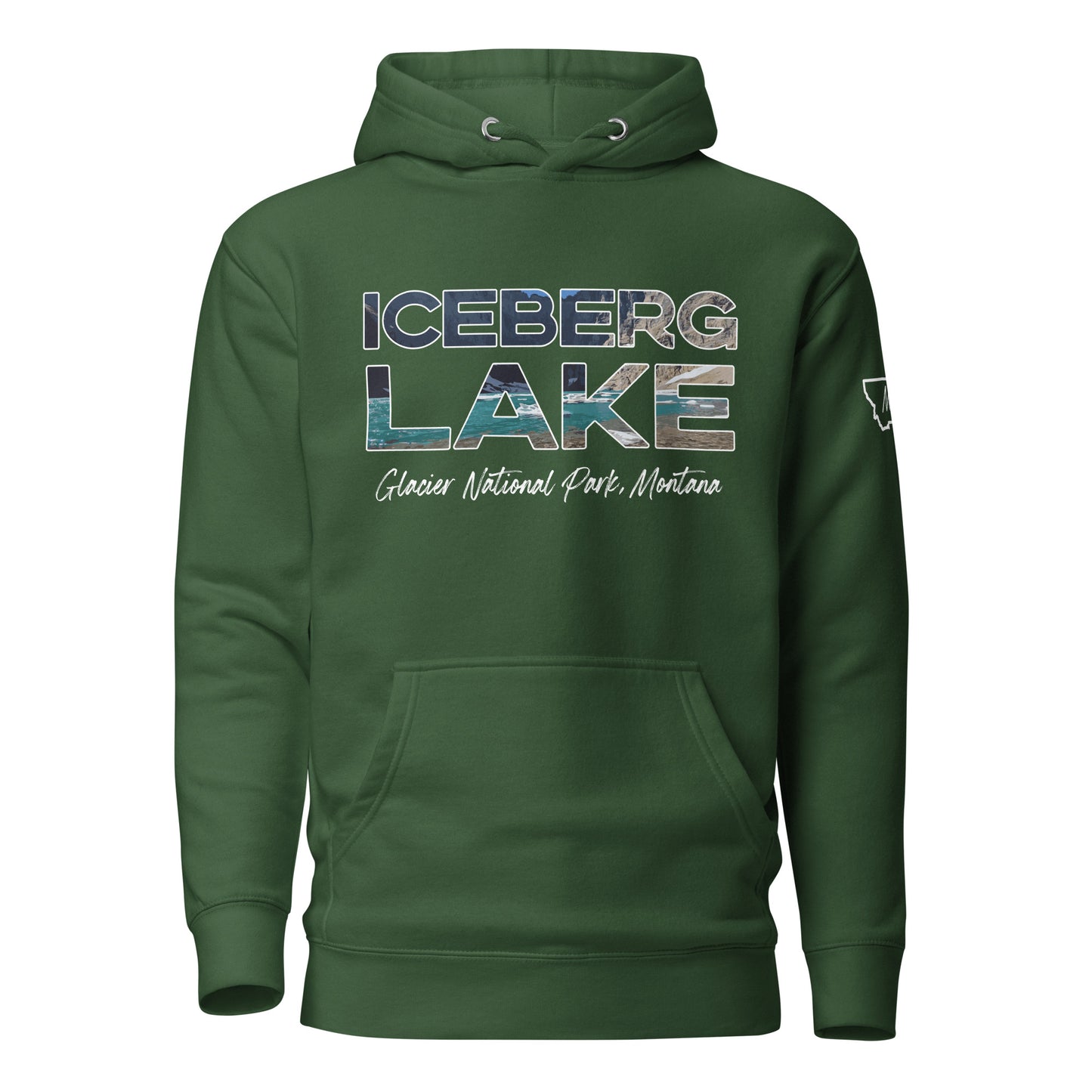 Iceberg Lake, Montana - Unisex Hoodie