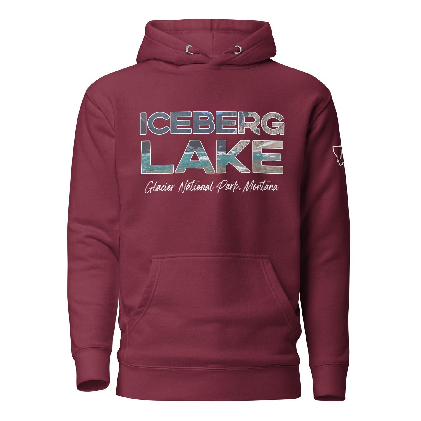 Iceberg Lake, Montana - Unisex Hoodie