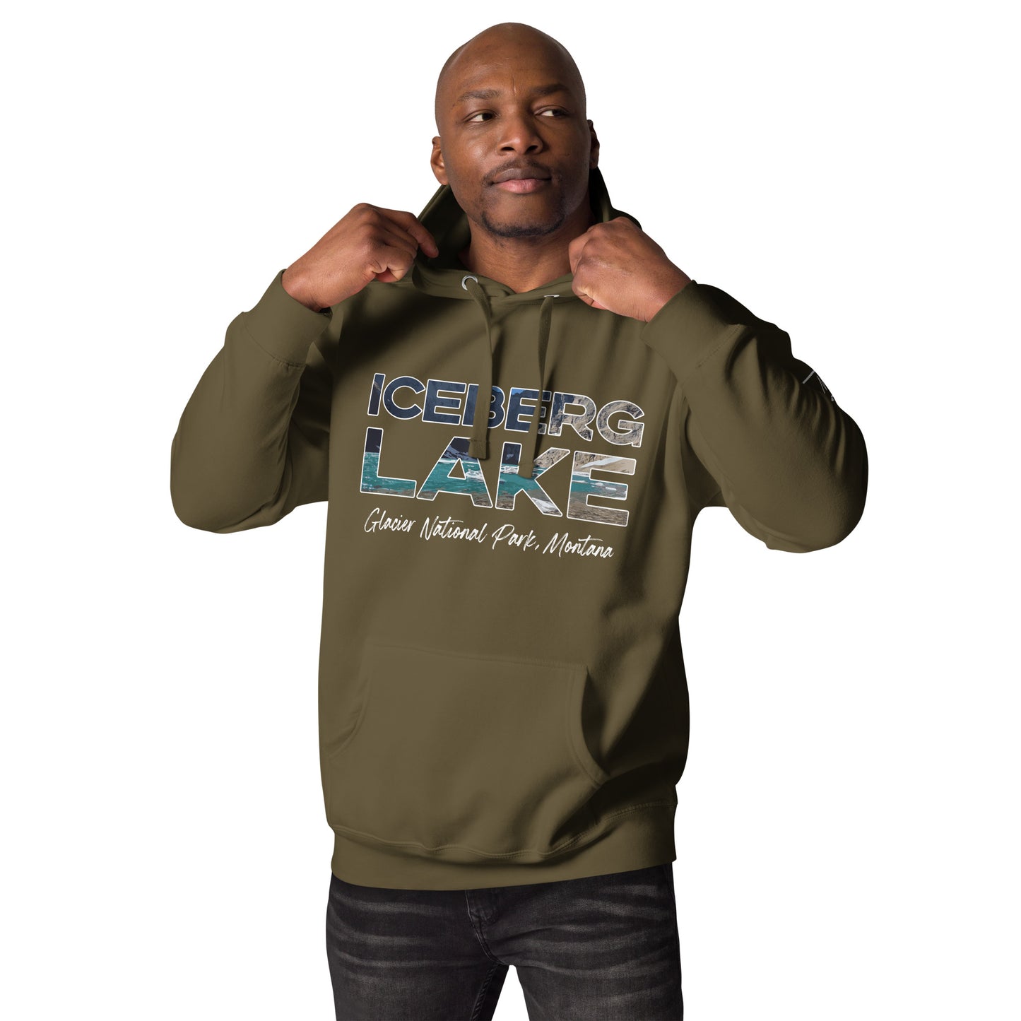 Iceberg Lake, Montana - Unisex Hoodie