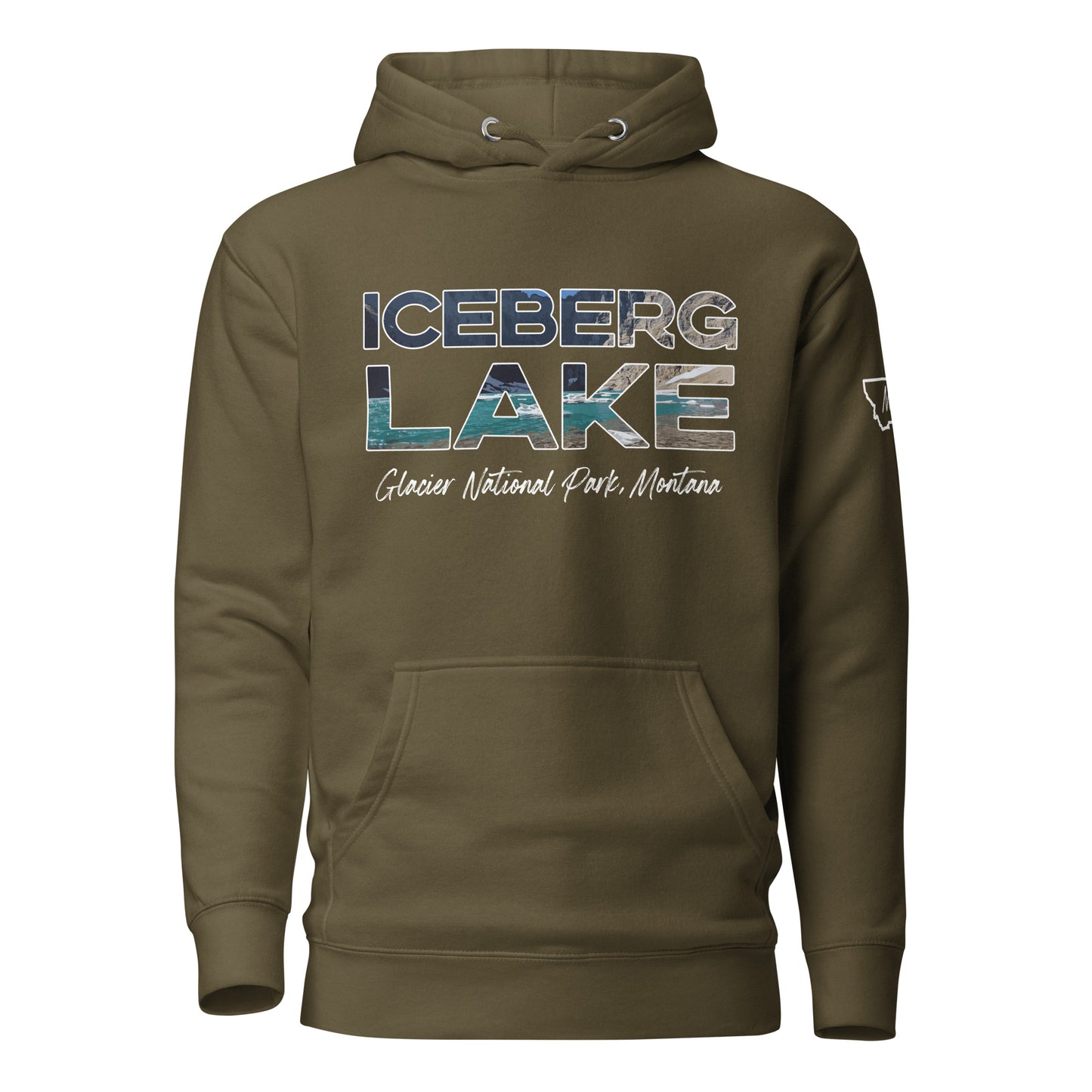 Iceberg Lake, Montana - Unisex Hoodie