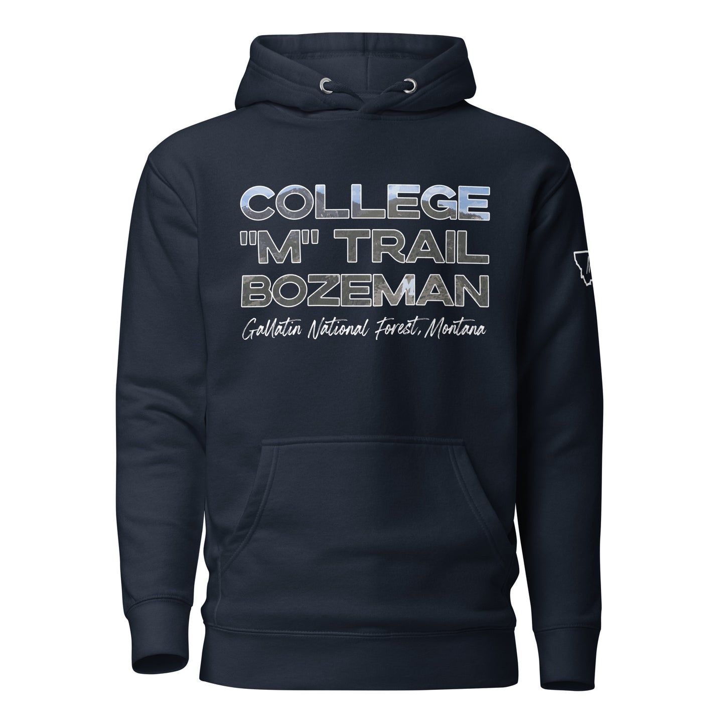College "M" Trail - Bozeman, Montana - Unisex Hoodie