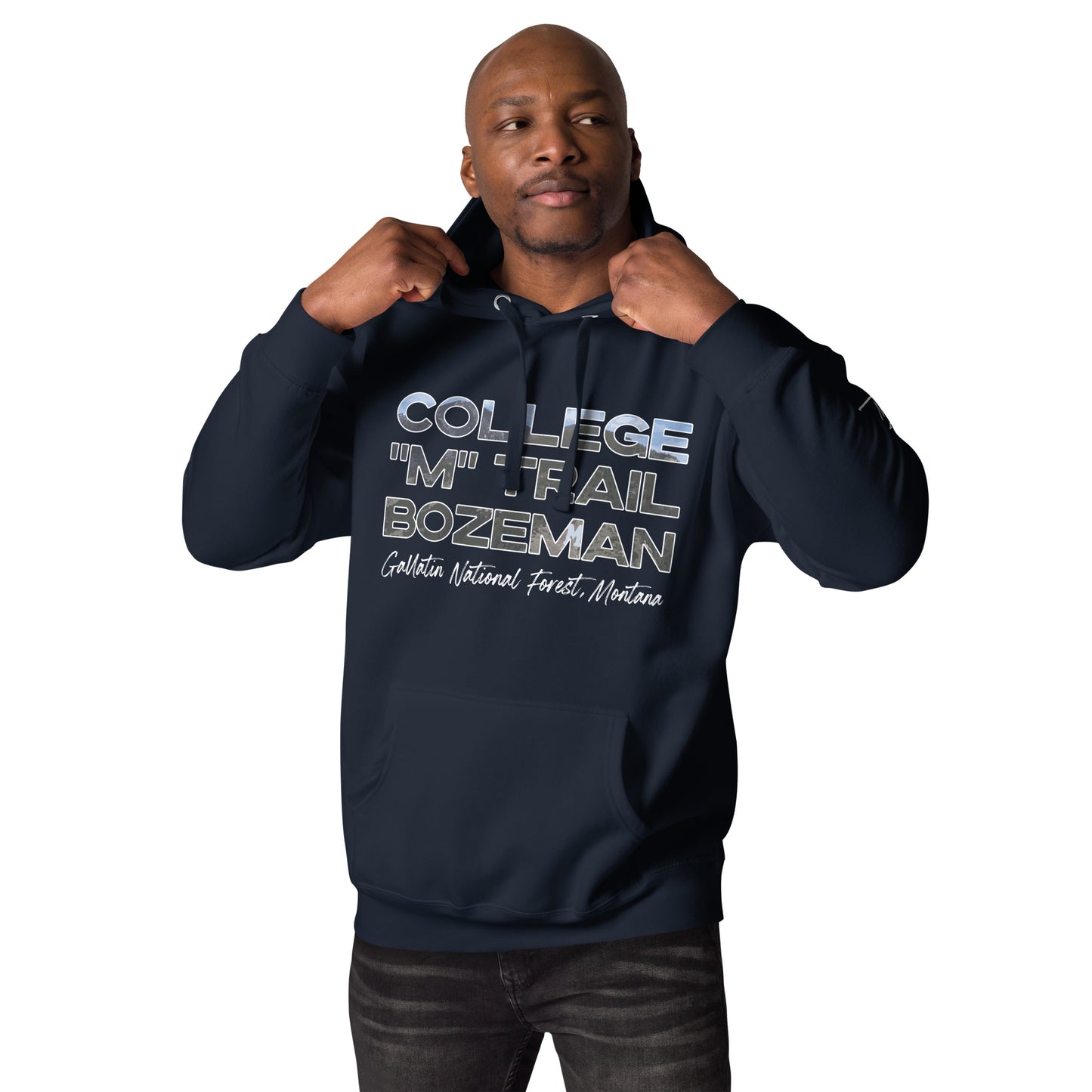 College "M" Trail - Bozeman, Montana - Unisex Hoodie