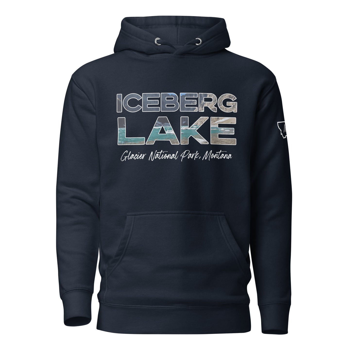 Iceberg Lake, Montana - Unisex Hoodie
