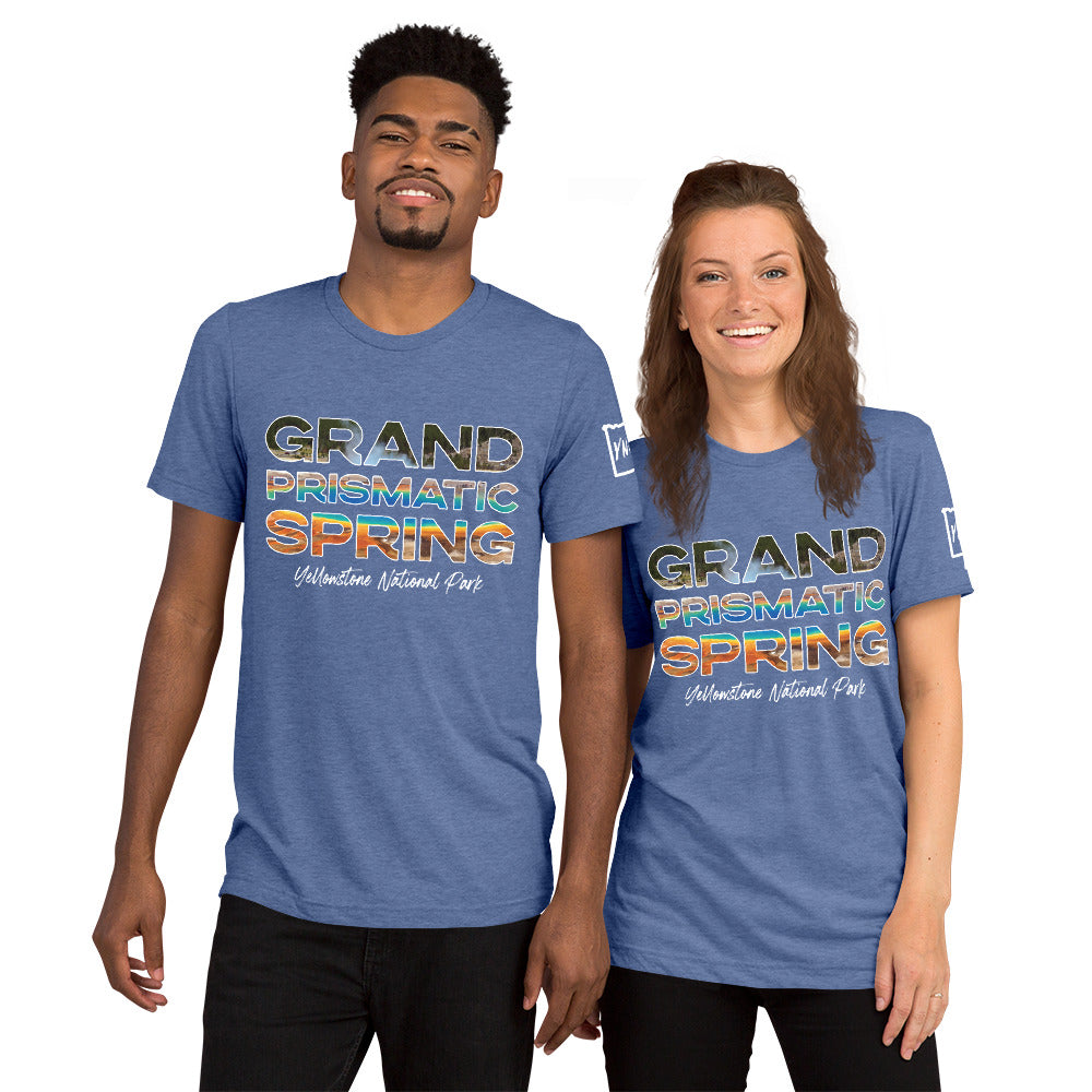 Grand Prismatic Spring - Tri-Blend T-Shirt