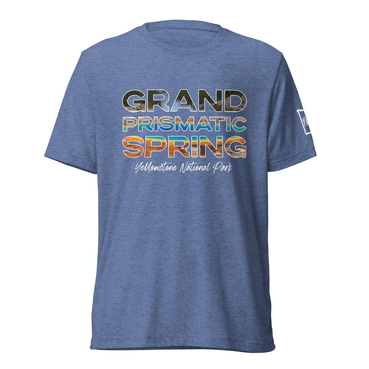 Grand Prismatic Spring - Tri-Blend T-Shirt