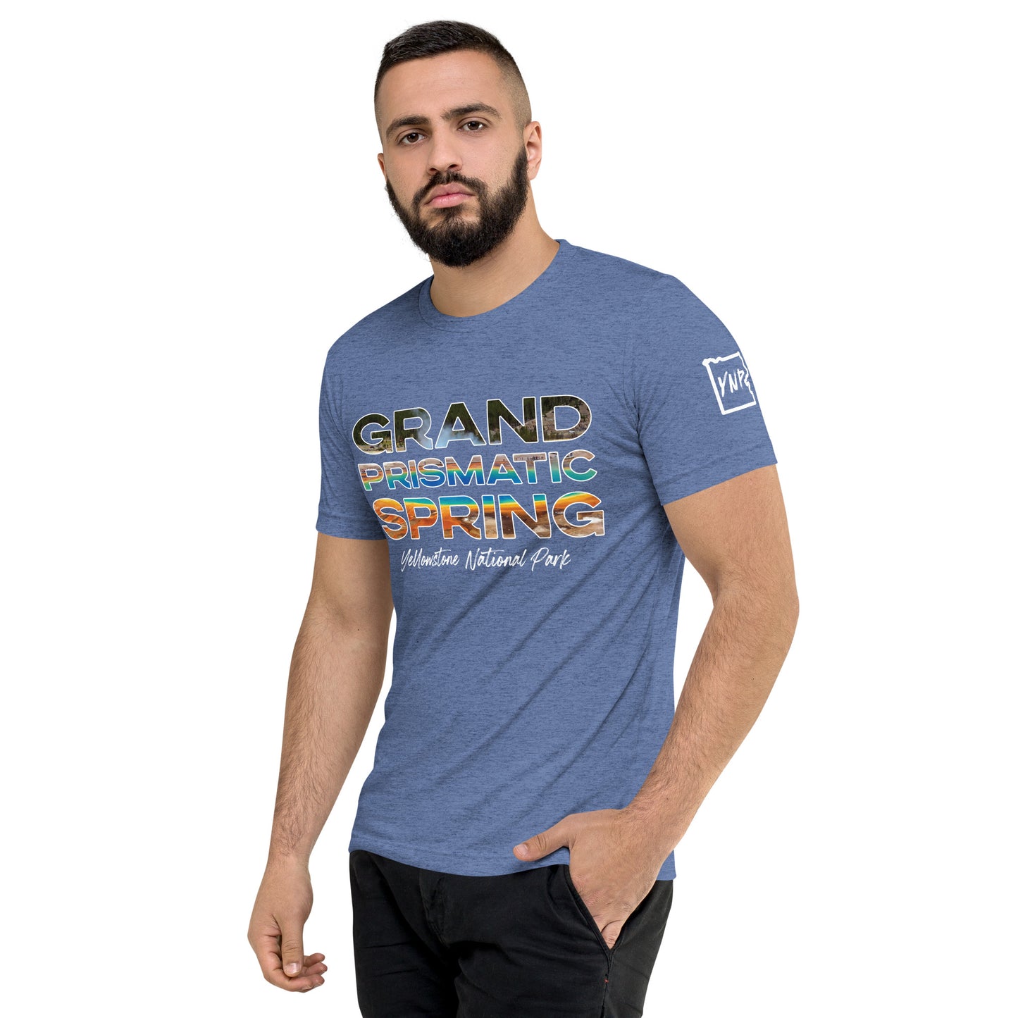 Grand Prismatic Spring - Tri-Blend T-Shirt