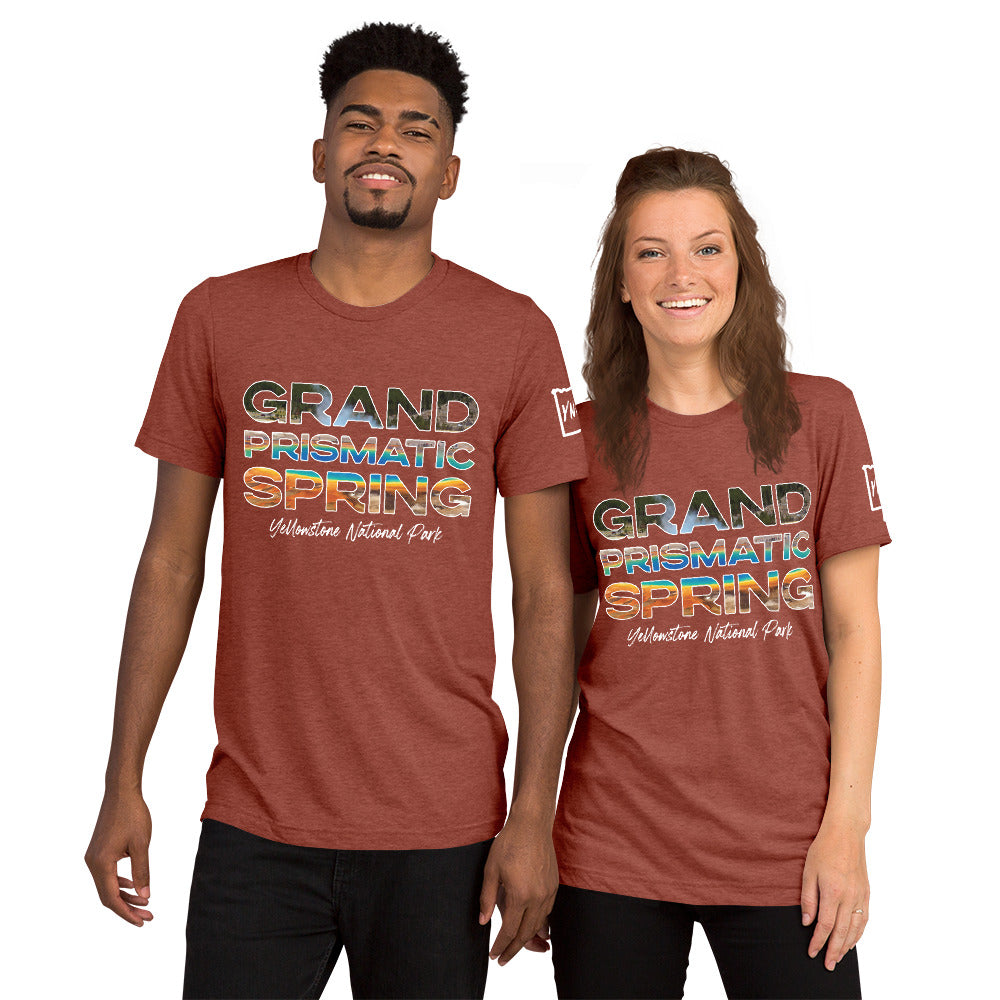 Grand Prismatic Spring - Tri-Blend T-Shirt