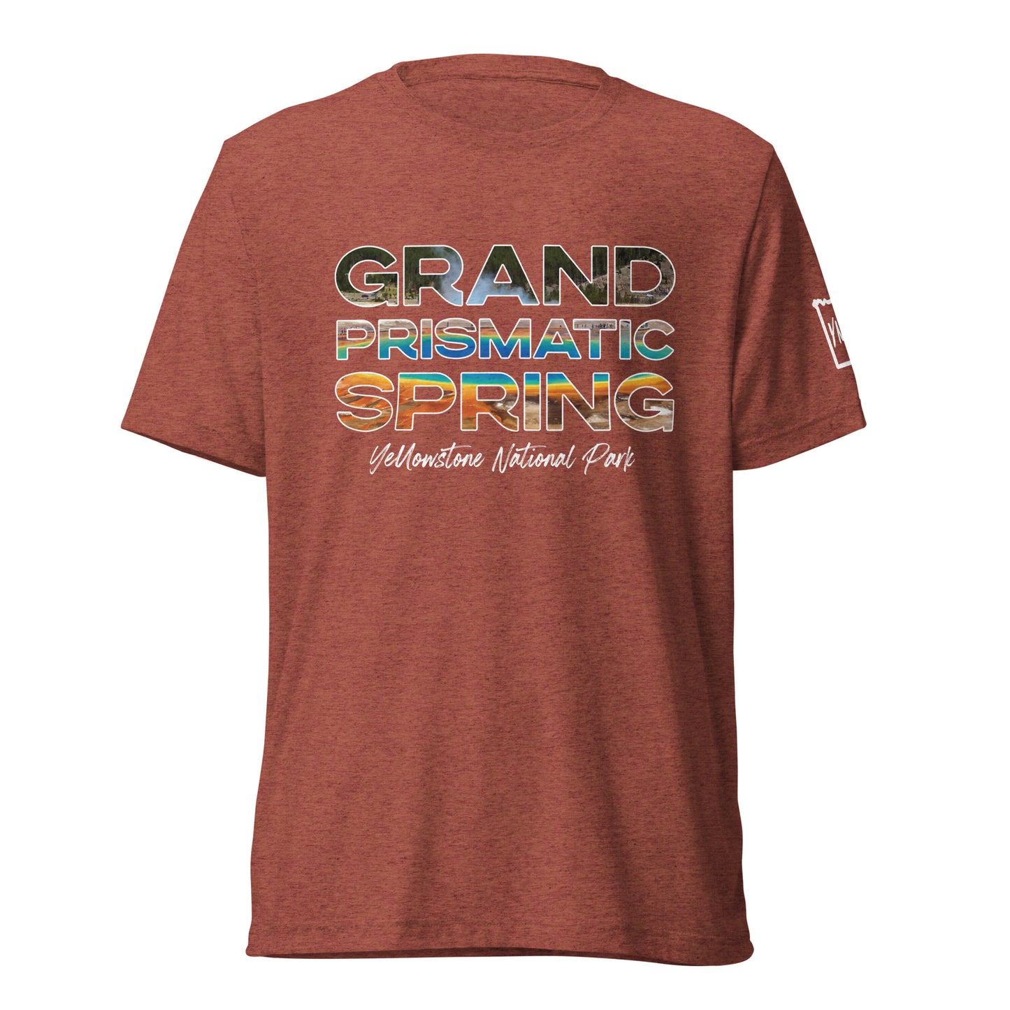 Grand Prismatic Spring - Tri-Blend T-Shirt
