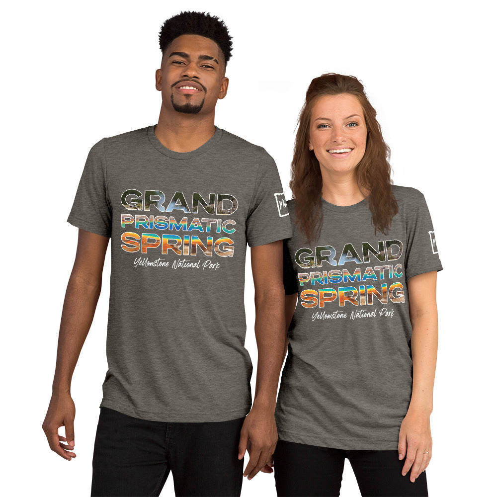 Grand Prismatic Spring - Tri-Blend T-Shirt