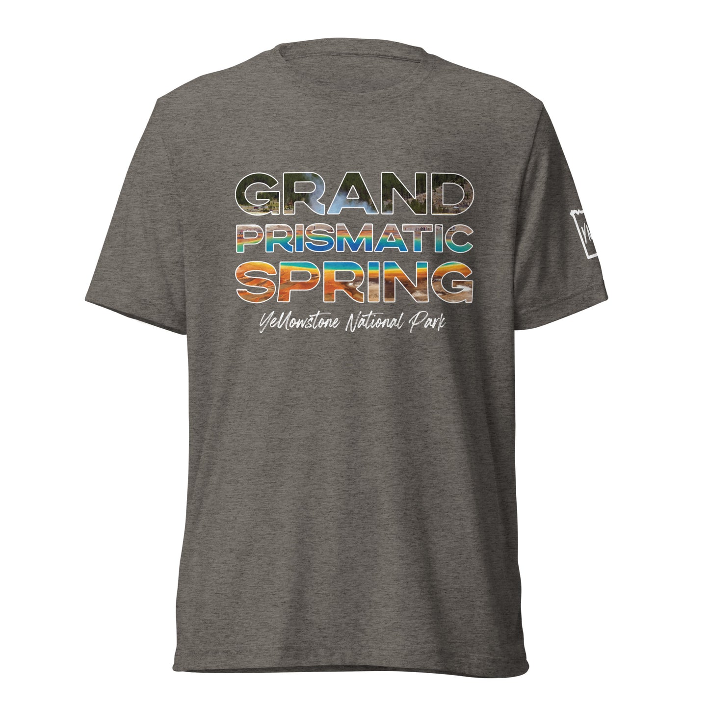 Grand Prismatic Spring - Tri-Blend T-Shirt