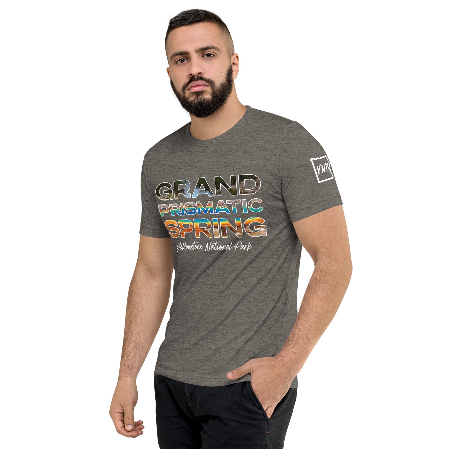 Grand Prismatic Spring - Tri-Blend T-Shirt