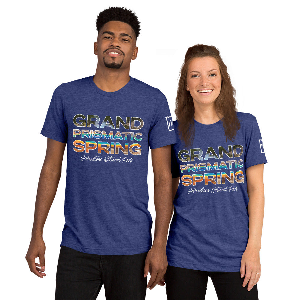 Grand Prismatic Spring - Tri-Blend T-Shirt