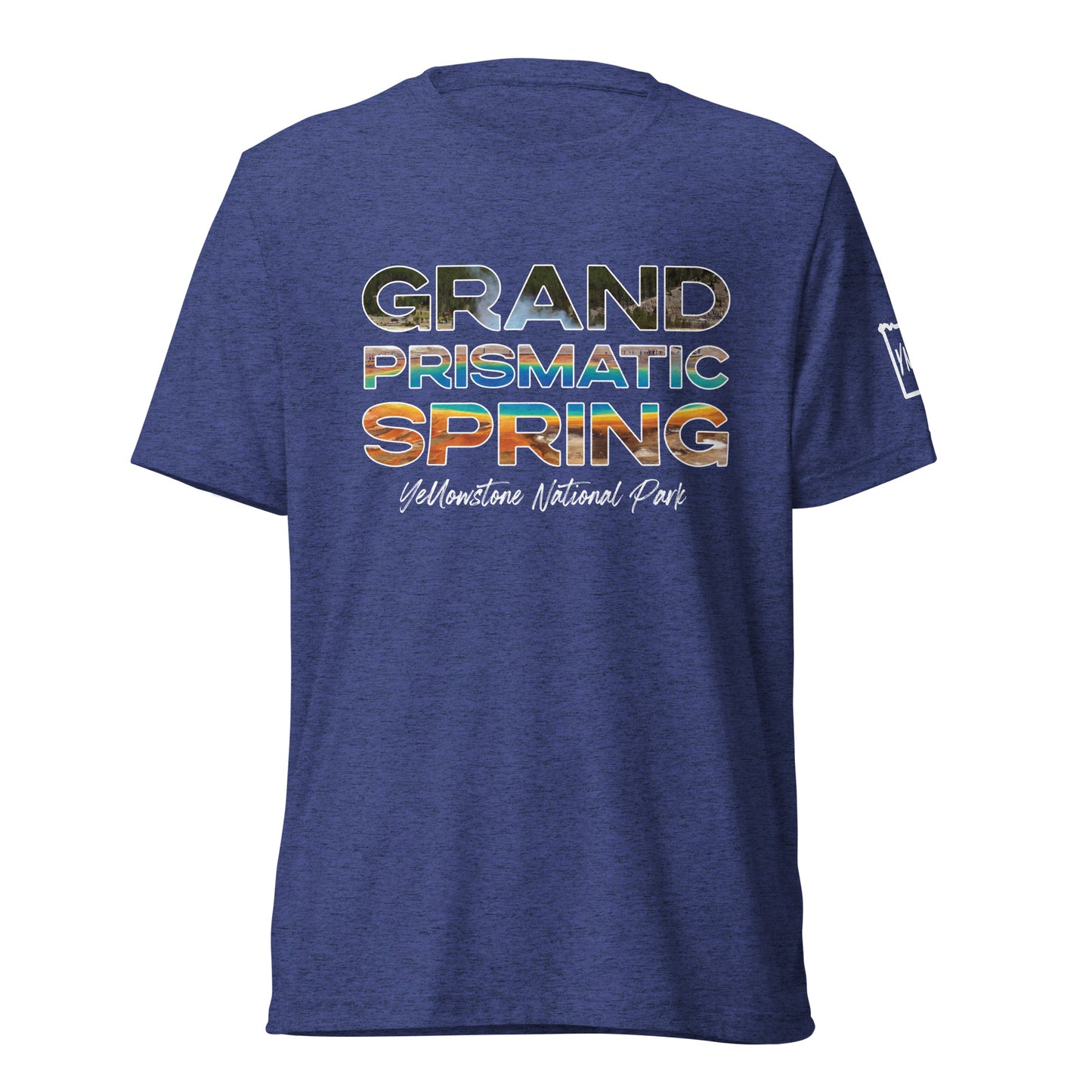 Grand Prismatic Spring - Tri-Blend T-Shirt
