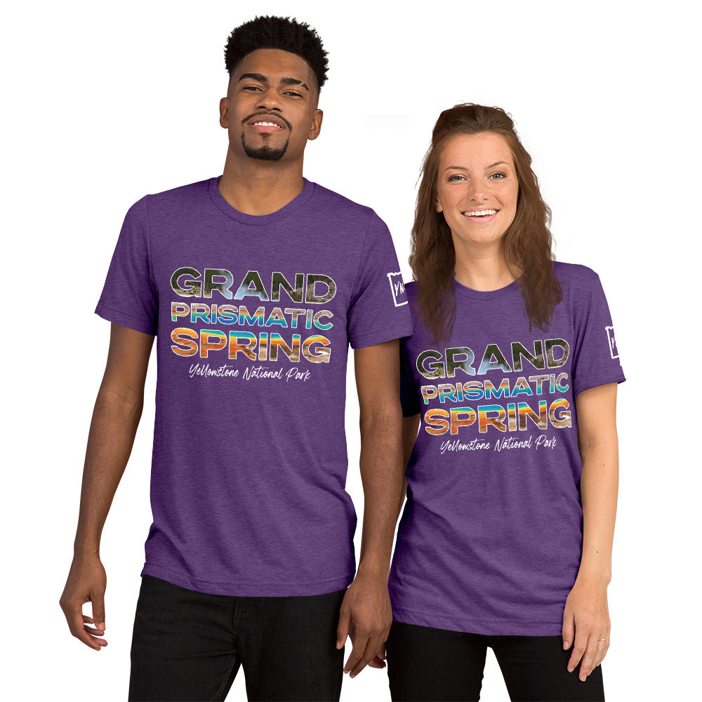 Grand Prismatic Spring - Tri-Blend T-Shirt