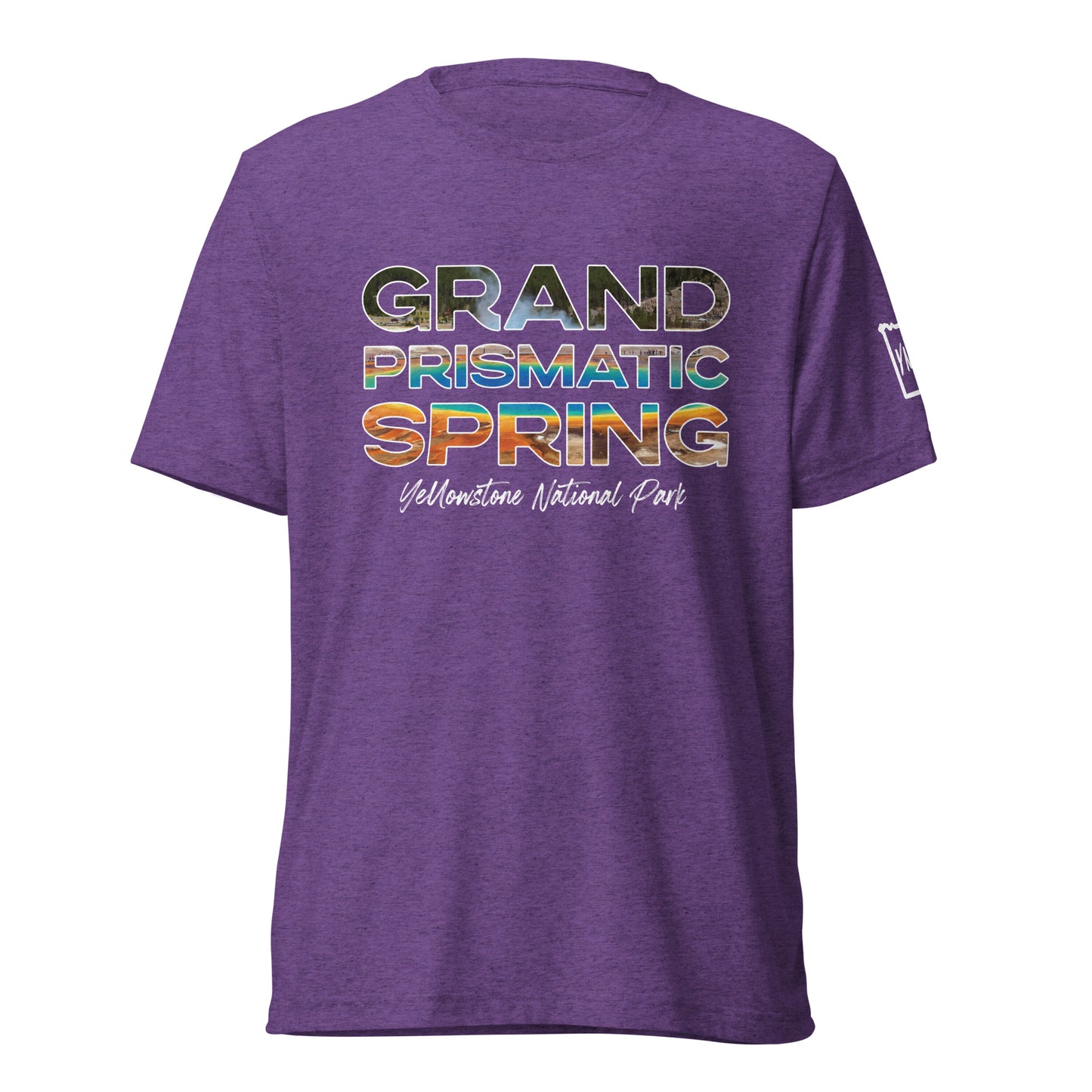Grand Prismatic Spring - Tri-Blend T-Shirt
