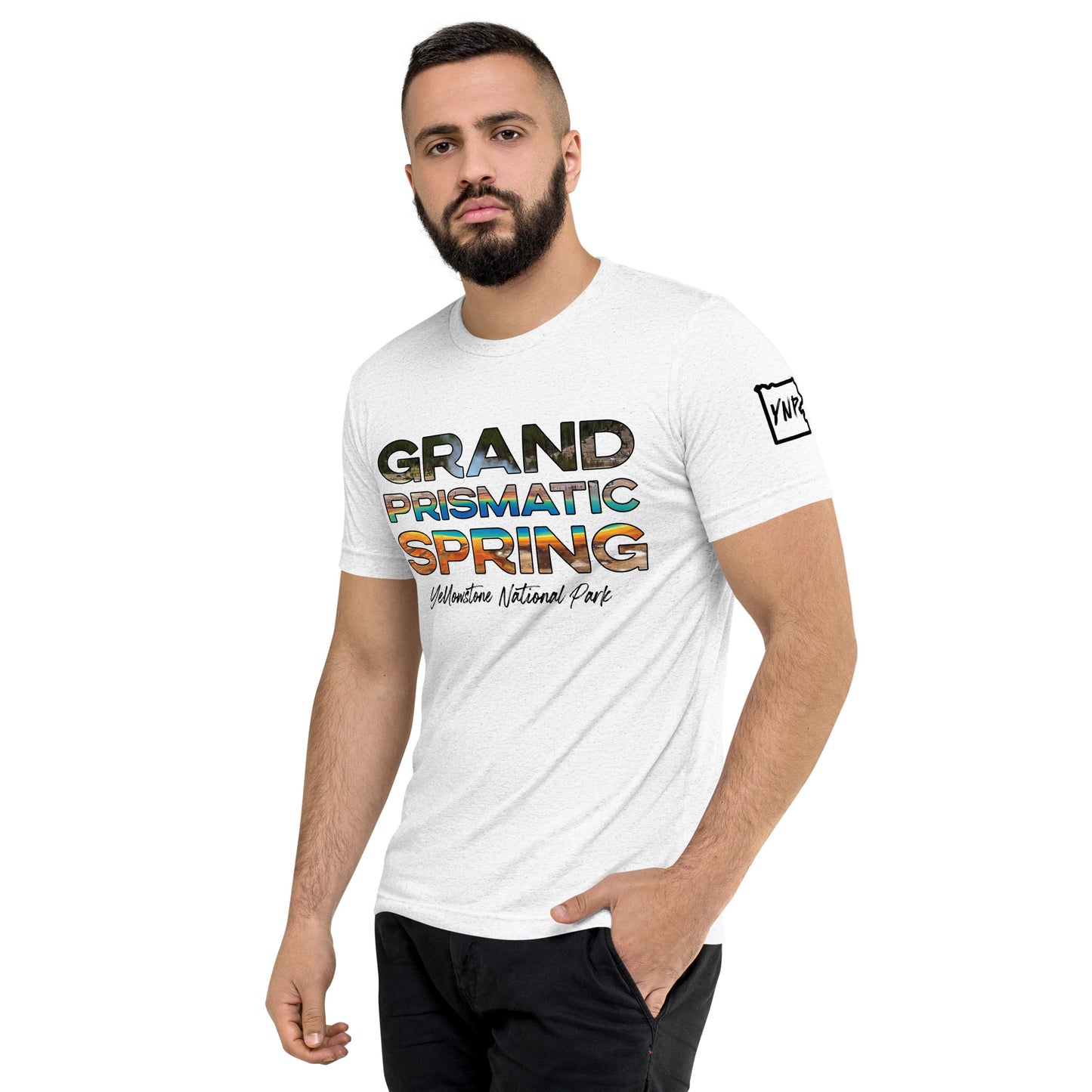 Grand Prismatic Spring - Tri-Blend T-Shirt