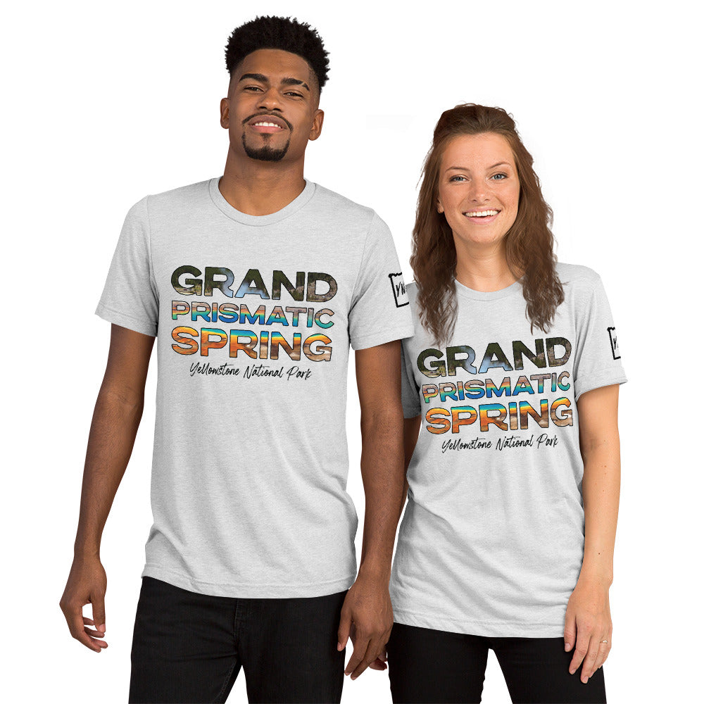 Grand Prismatic Spring - Tri-Blend T-Shirt
