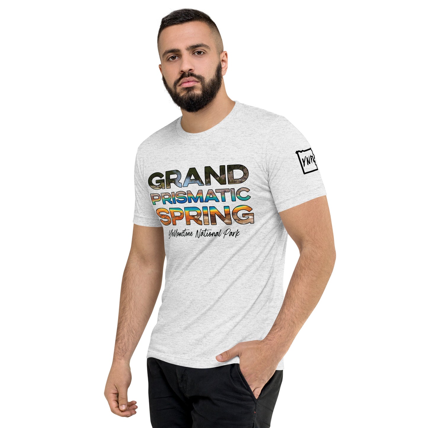 Grand Prismatic Spring - Tri-Blend T-Shirt