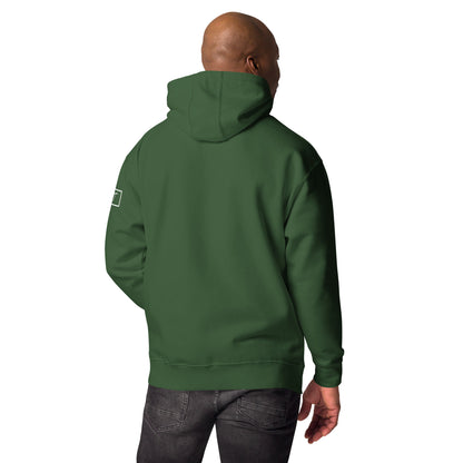 Back-Side view of Avalanche Lake in Glacier National Park Montana Forest Green Hoodies for Men from Park Attire