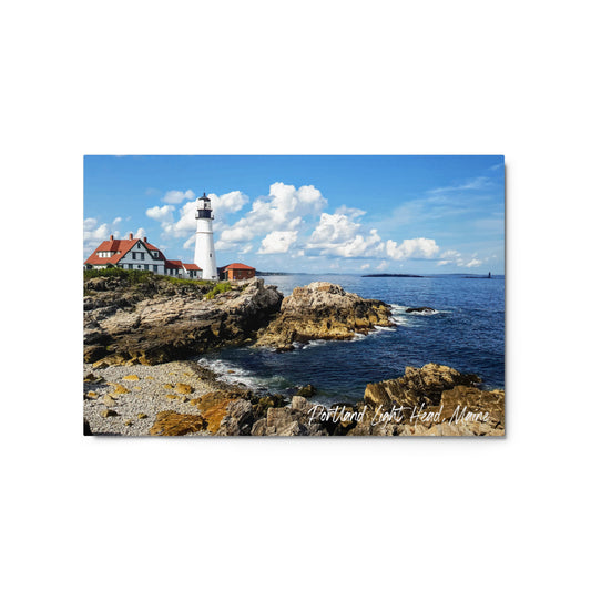 Portland Head Light, Maine - Metal Print