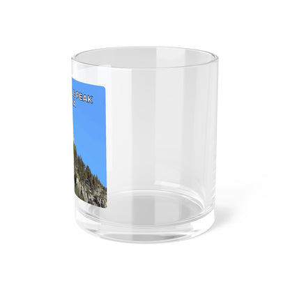 Side view of Storm Castle Peak in Custer Gallatin National Forest Montana Bourbon Glass from Park Attire