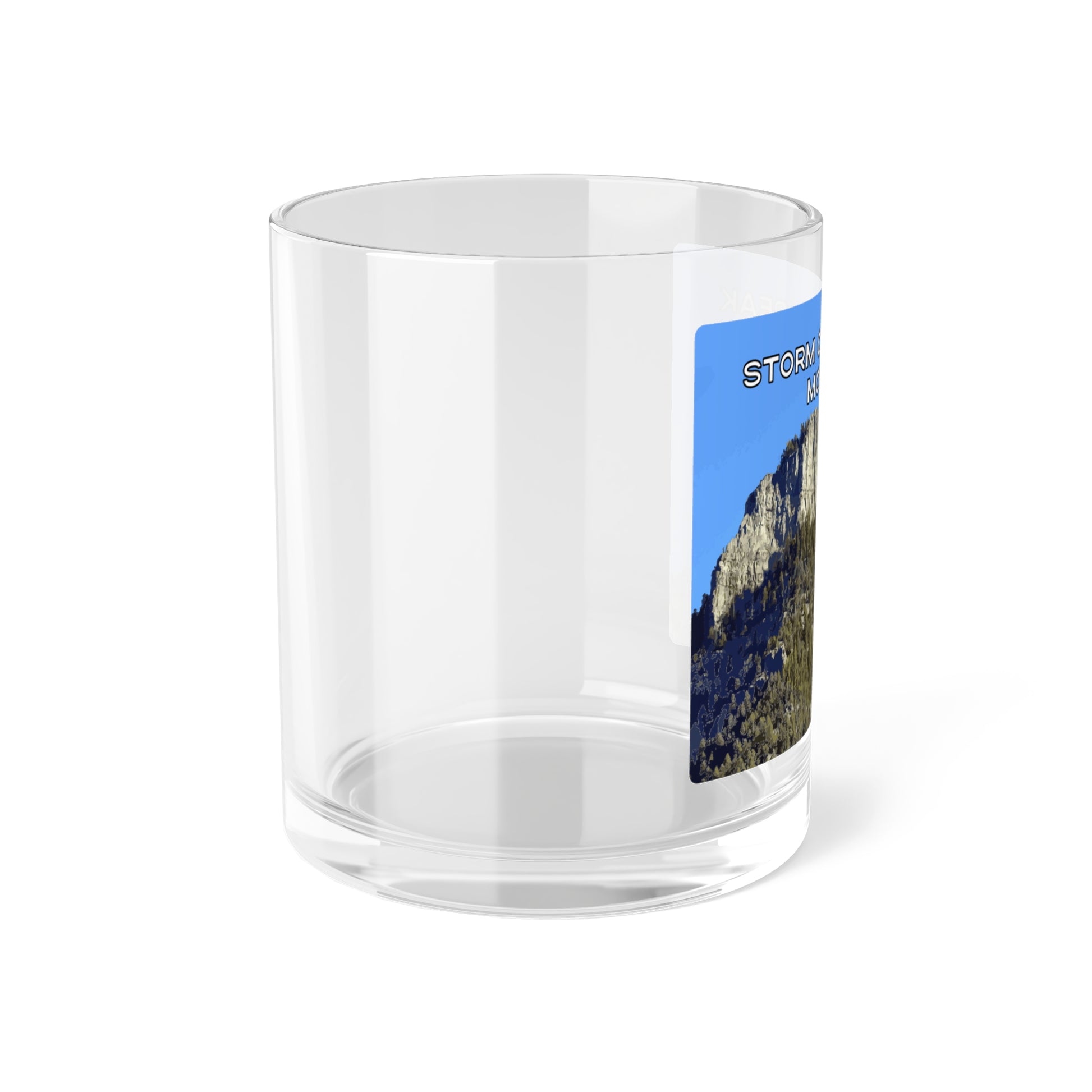 Side view of Storm Castle Peak in Custer Gallatin National Forest Montana Clear Glassware from Park Attire