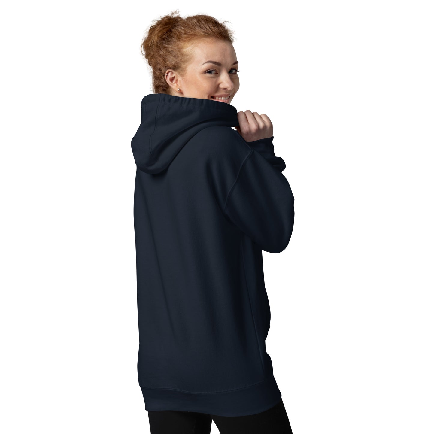 Back-Side view of Storm Castle Peak in Custer Gallatin National Forest Montana Navy Hoodies for Women from Park Attire