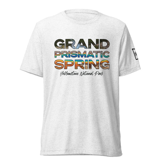 Grand Prismatic Spring - Tri-Blend T-Shirt